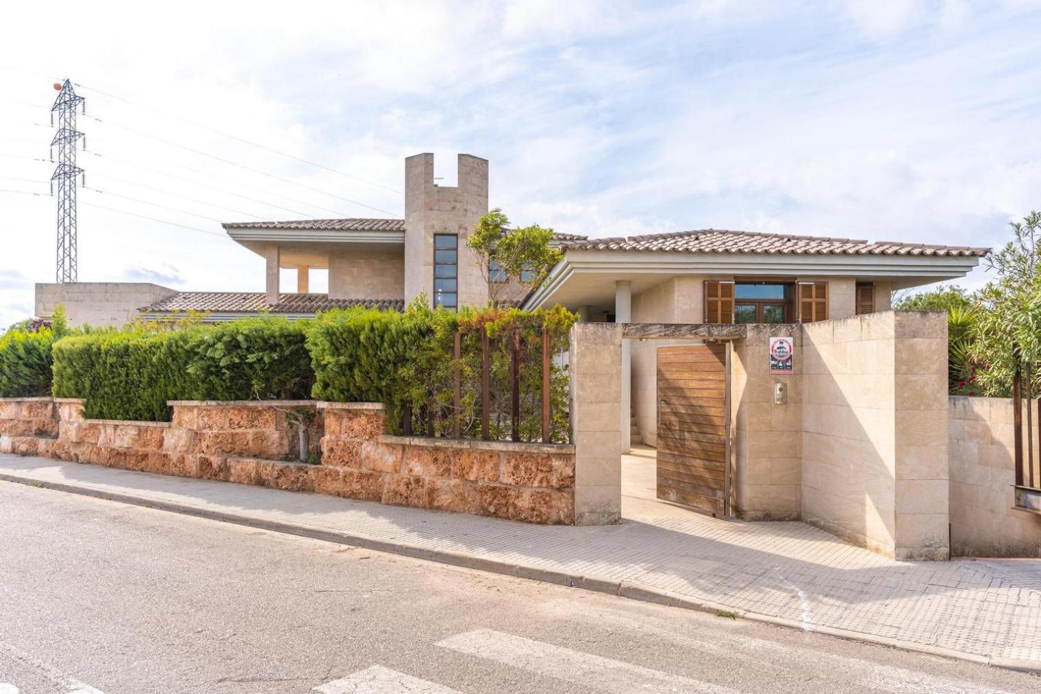 Villa De Lujo Con Piscina, Jacuzzi, Jardin Y Terraza Marratxí Eksteriør billede